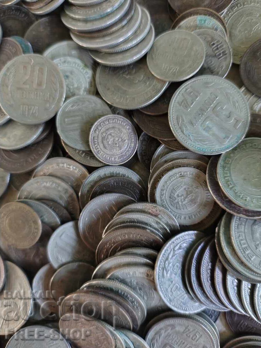 Παρτίδα νομισμάτων σοσιαλιστικής Βουλγαρίας περίπου 1 κιλό - 5