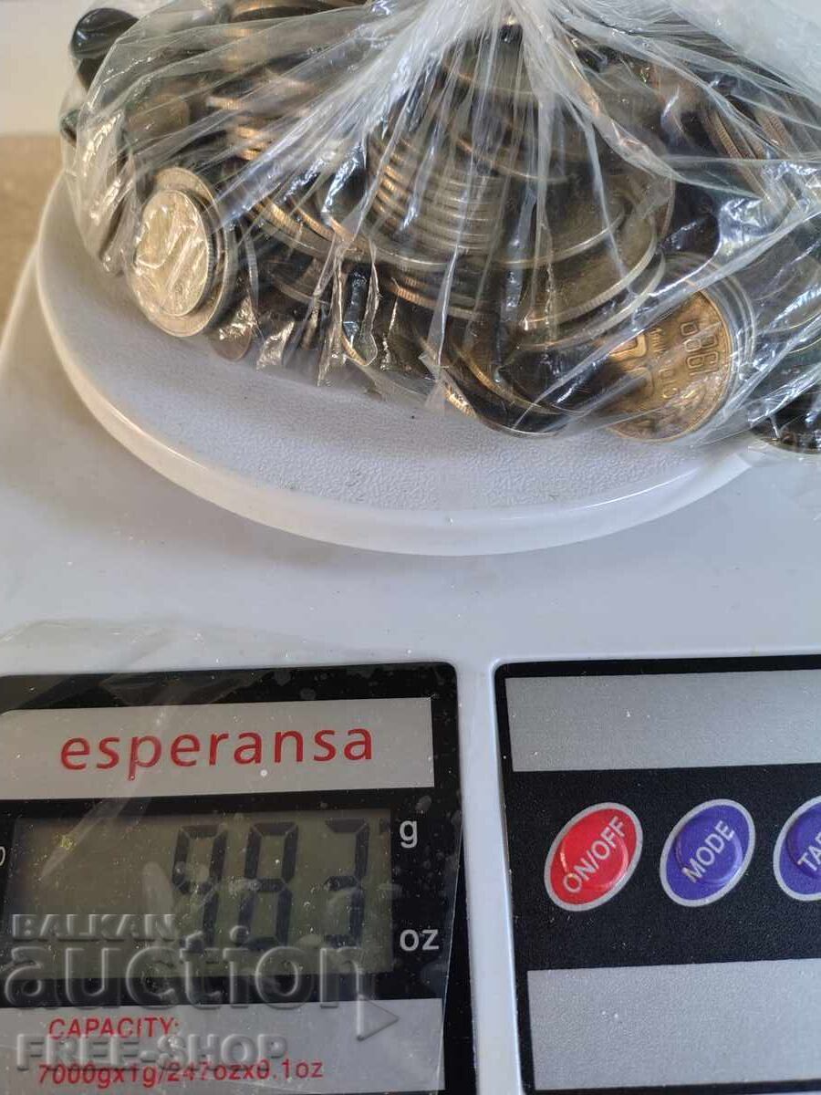 Παρτίδα νομισμάτων σοσιαλιστικής Βουλγαρίας περίπου 1 κιλό - 6