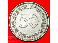 НЕ Е КОМУНИСТИЧЕСКА 1949-2001: ГЕРМАНИЯ★50 ПЕНИГА 1972F БАДЕН-