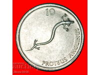Ⰺ OLM (1992-2006): YUGOSLAVIA SLOVENIA ★ 10 STOTINKAS 1993!