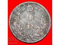 Ⰺ DRAGON (1873-1892): JAPAN ★ 1/2 SEN 19 YEAR MEIJI (1888)!