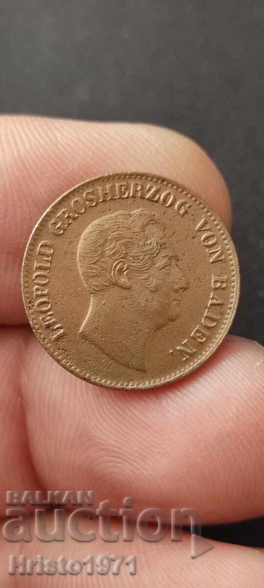 1 κρόιτσερ 1852 Βάδη με τιμή € 22.00 | 43.03 BGN