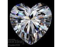 Diamond (Moissanite) Καρδιά 1ct