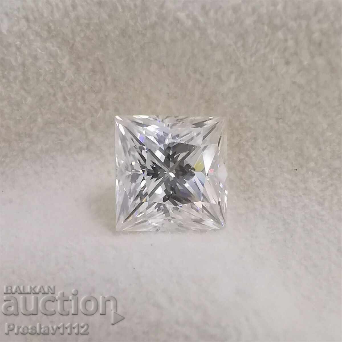 Διαμάντι (Μοϊσανίτης) Princess 0.8ct Διαμάντι (Μοϊσανίτης) Princess 0.8ct