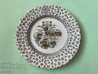 English porcelain plate