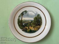 English porcelain plate