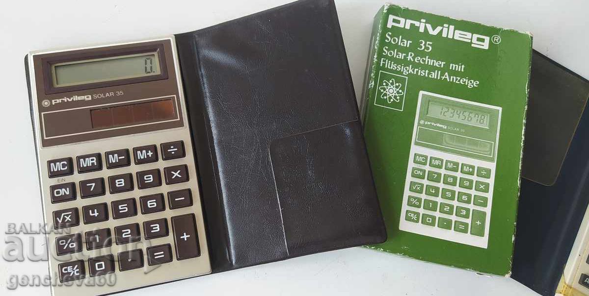 Σπάνιος ρετρό γερμανικός υπολογιστής Privileg και CASIO με τιμή € 40.00 | 78.23 BGN Σπάνιος ρετρό γερμανικός υπολογιστής Privileg και CASIO με τιμή € 40.00 | 78.23 BGN