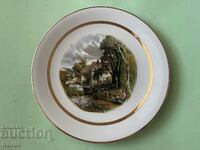English porcelain plate