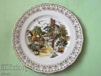 English porcelain plate