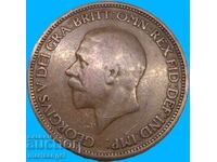 1/2 пени половин 1929 Великобритания