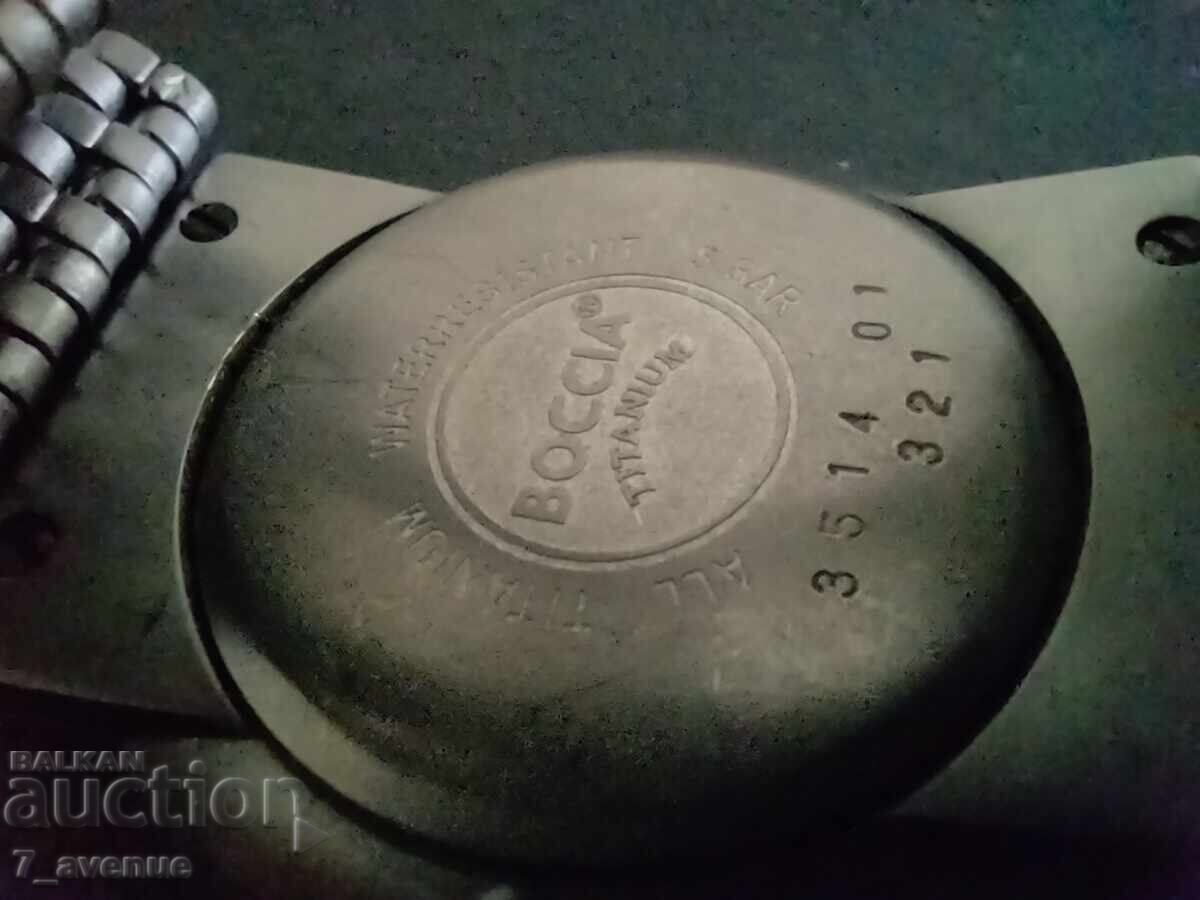 Δημοπρασία Ρολόι χειρός, Τιτάνιο, Boccia, γνήσιο με σφραγίδες