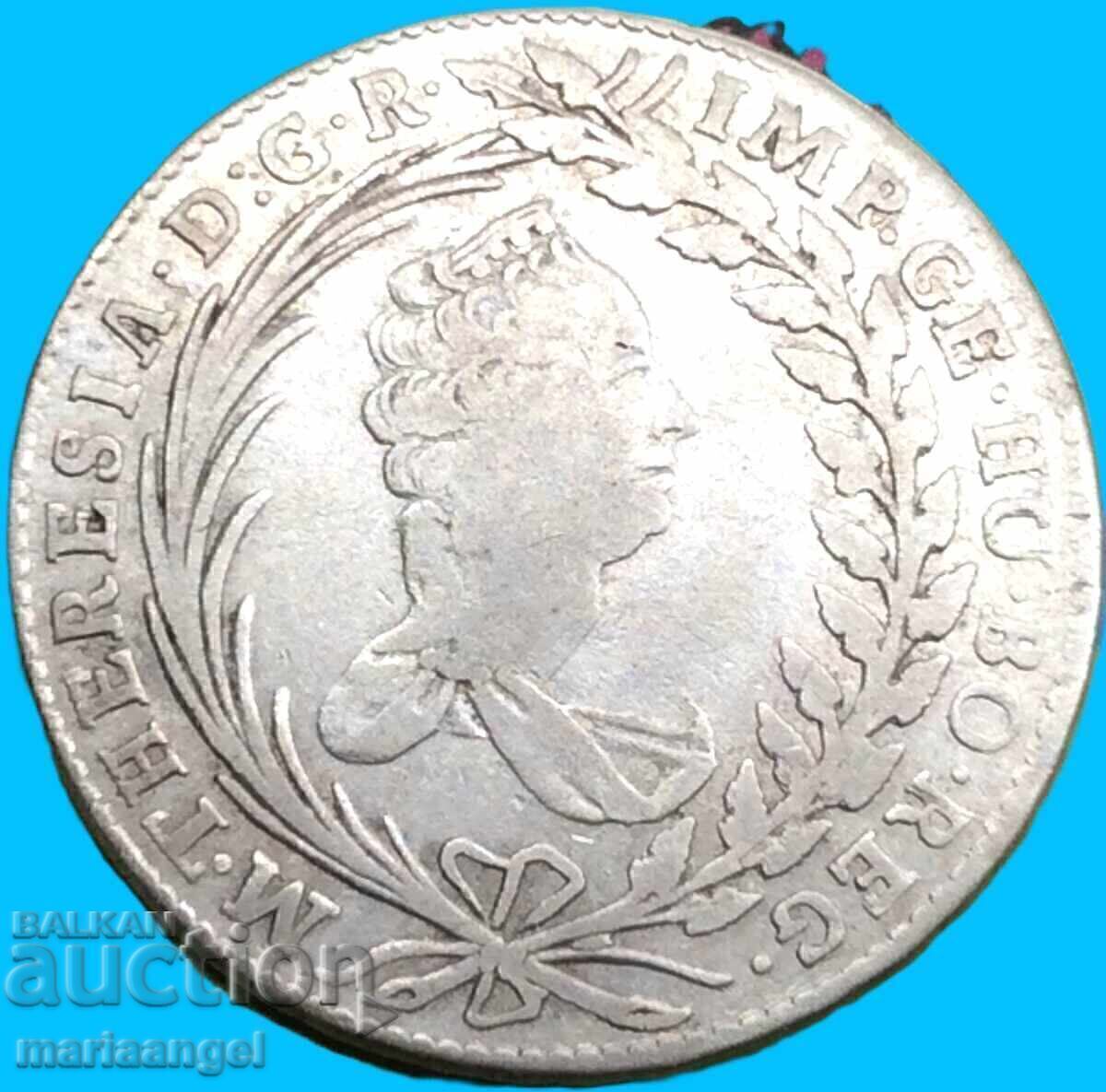 20 kreutzers 1765 Austria Maria Theresia silver 20 kreutzers 1765 Austria Maria Theresia silver