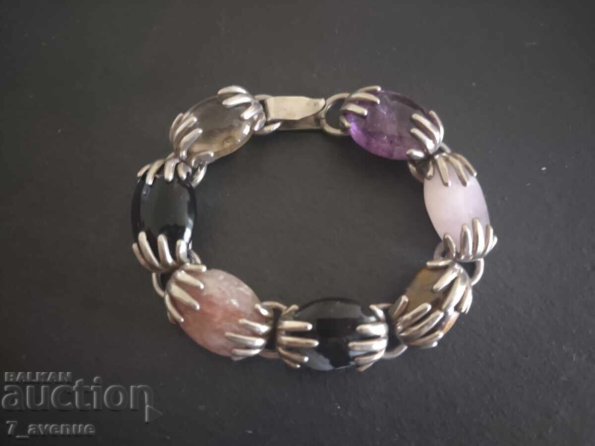 Silver bracelet, natural stones, original design with price € 399.00 | 780.38 BGN