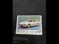 Αυτοκόλλητο από τσίχλα Turbo Nissan ZX -#45