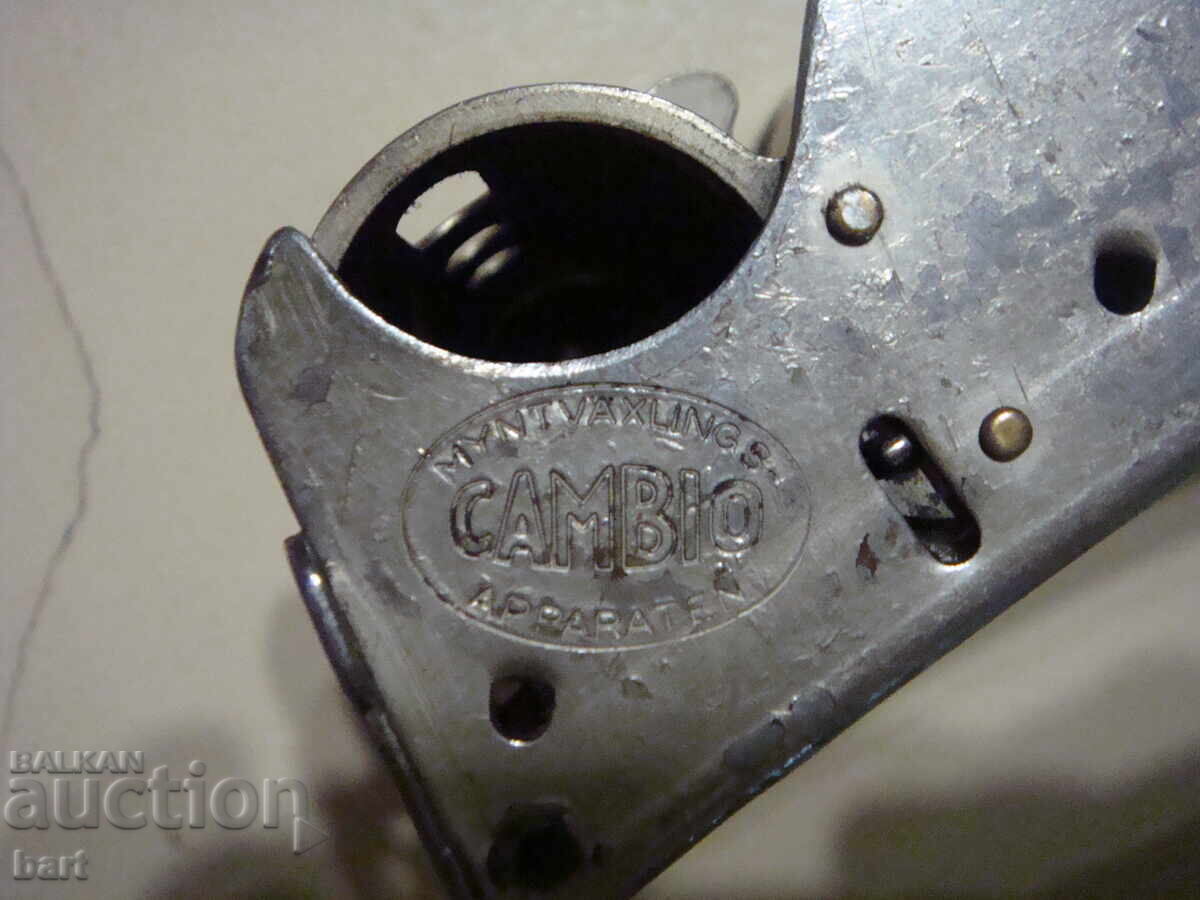 Delivery of Vintage conductor coin dispenser Delivery of Vintage conductor coin dispenser