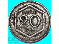 20 centesimi 1918 Ιταλία