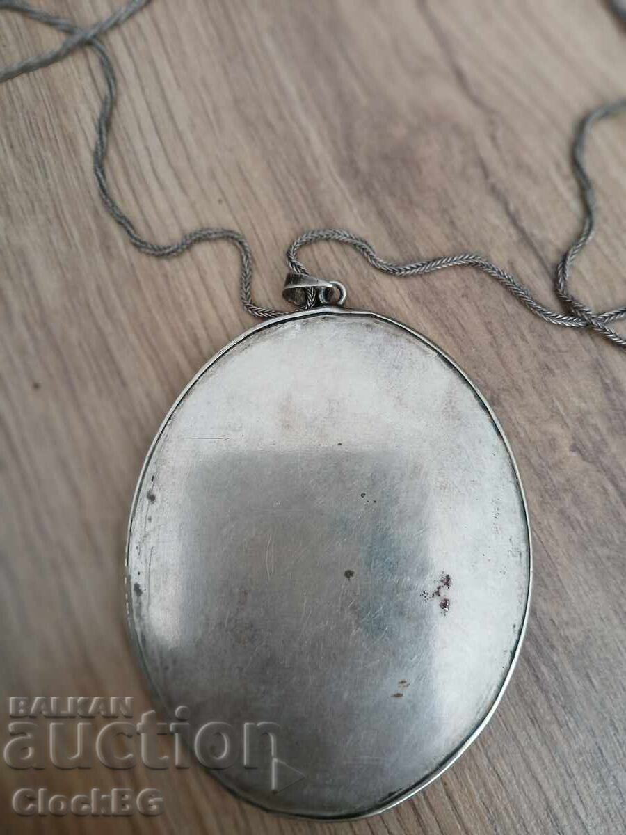 Medalion ortodox cu icoana Maicii Domnului cu Pruncul cu preț € 20.00 | 39.12 BGN