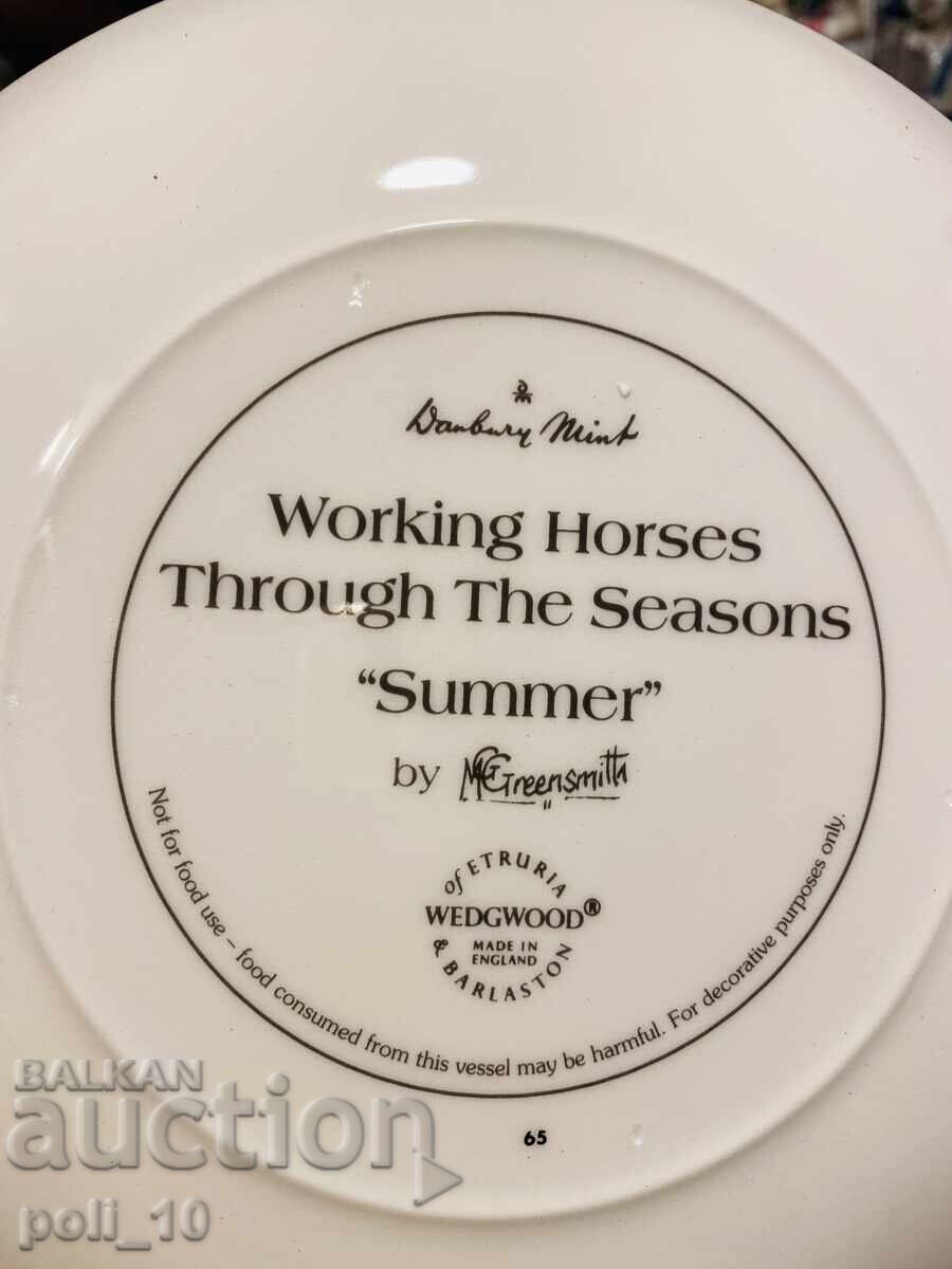 Auction  Porcelain wall plate