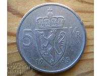 5 kroner 1965 - Norway