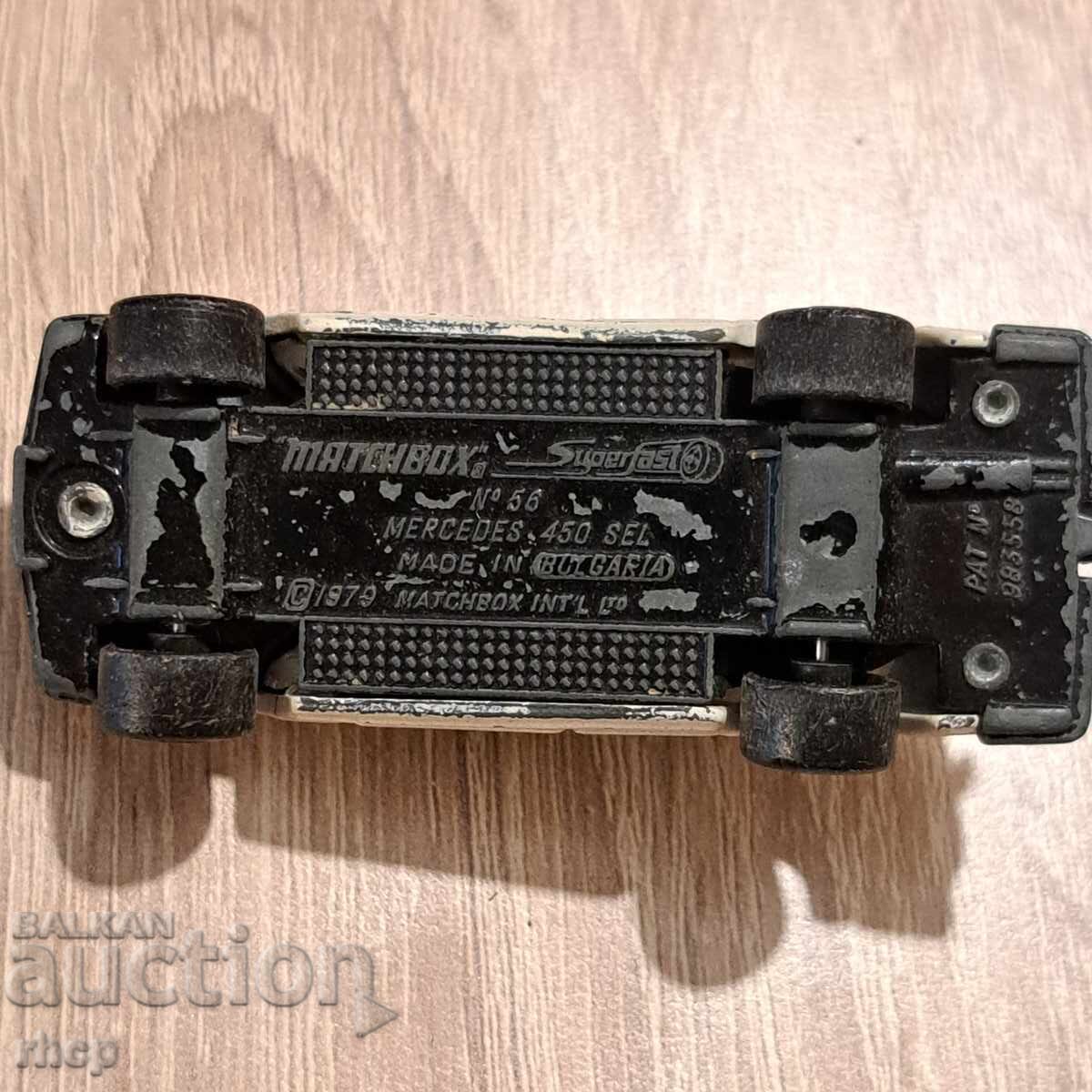 Mercedes Matchbox BG Bulgaria model mașinuță Mercedes - 6