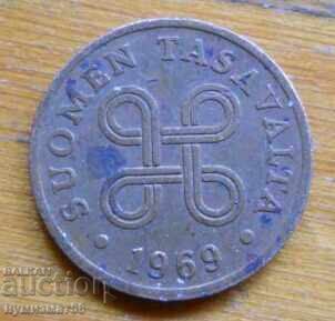 1 penny 1969 - Finland with price € 0.20 | 0.39 BGN