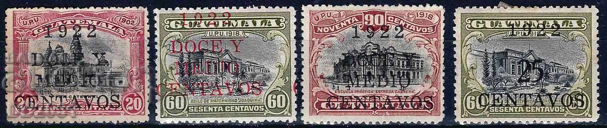 Guatemala 1922 - overprints