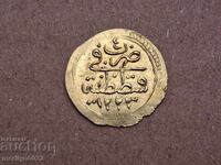 Ottoman coin 1/4 Altun /Zeri Mahbub/ 1223 AH Mahmud II