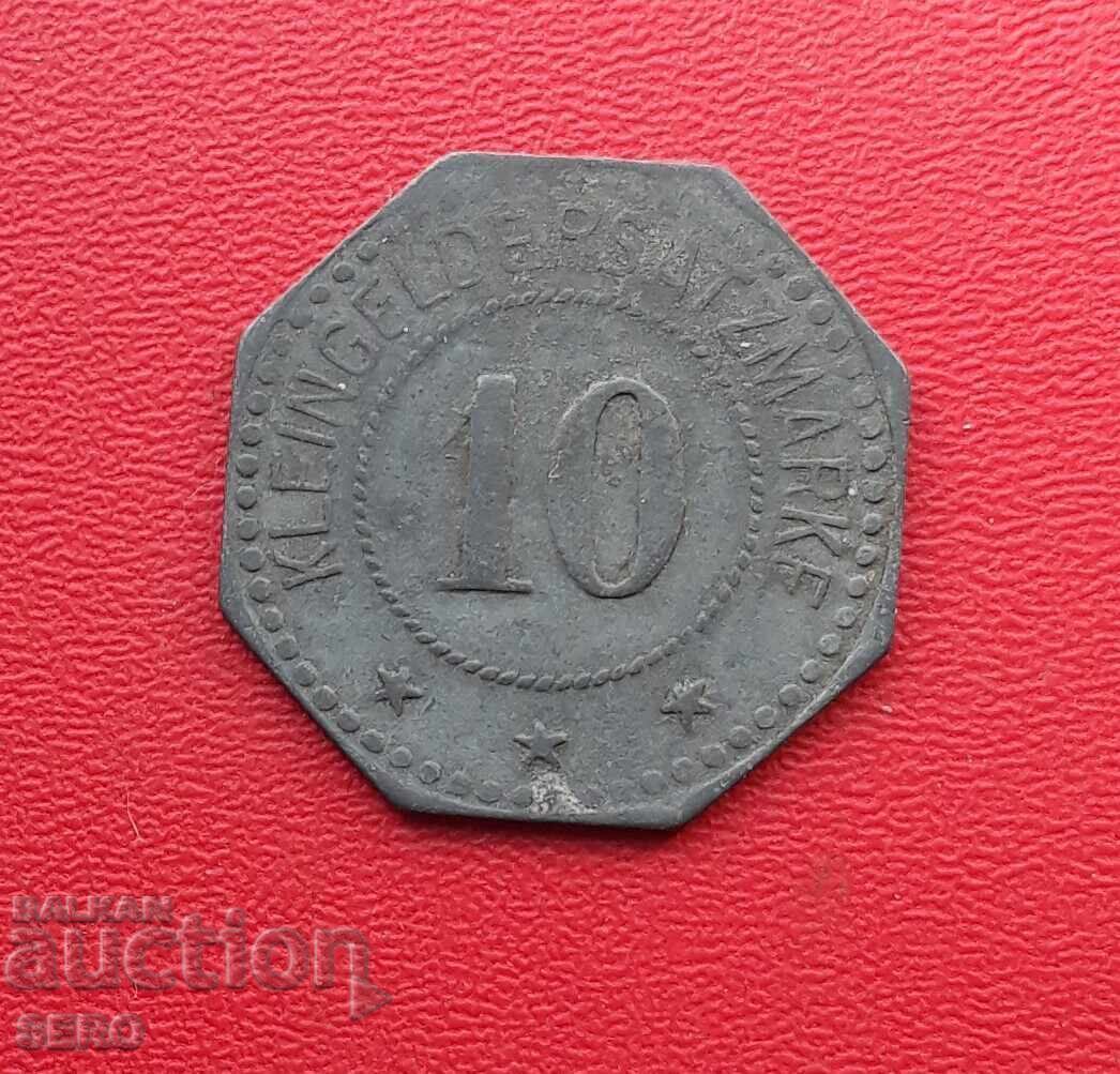 Германия-Бавария-Нойщат-10 пфенига 1917