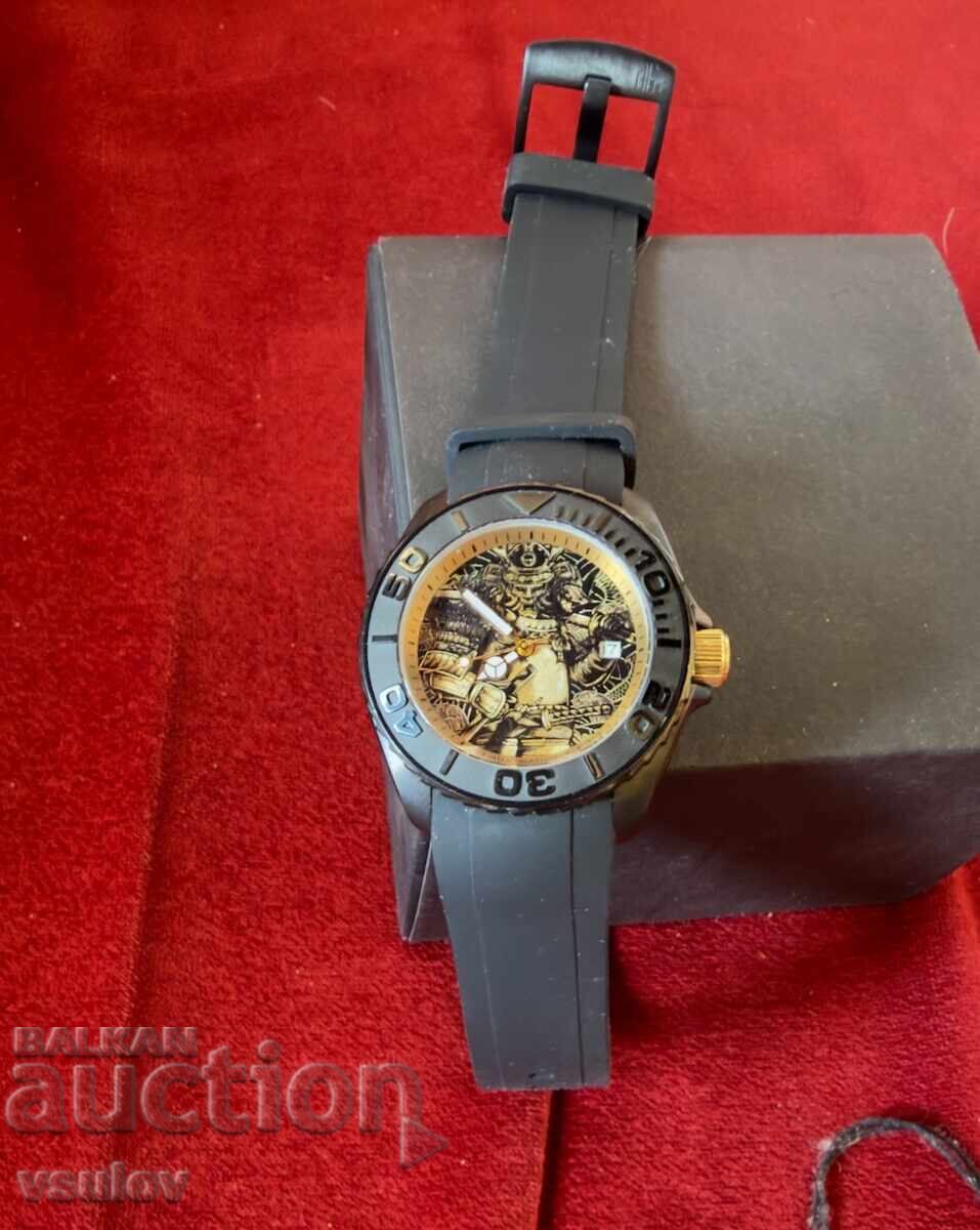 Auction  AG Collective Samurai Meiyo G 9040 SAM-GD Gold 42 Watch