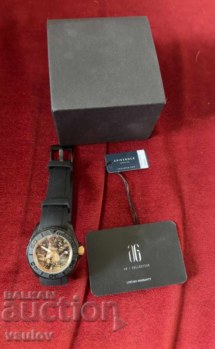AG Collective Samurai Meiyo G 9040 SAM-GD Gold 42 Watch - 7