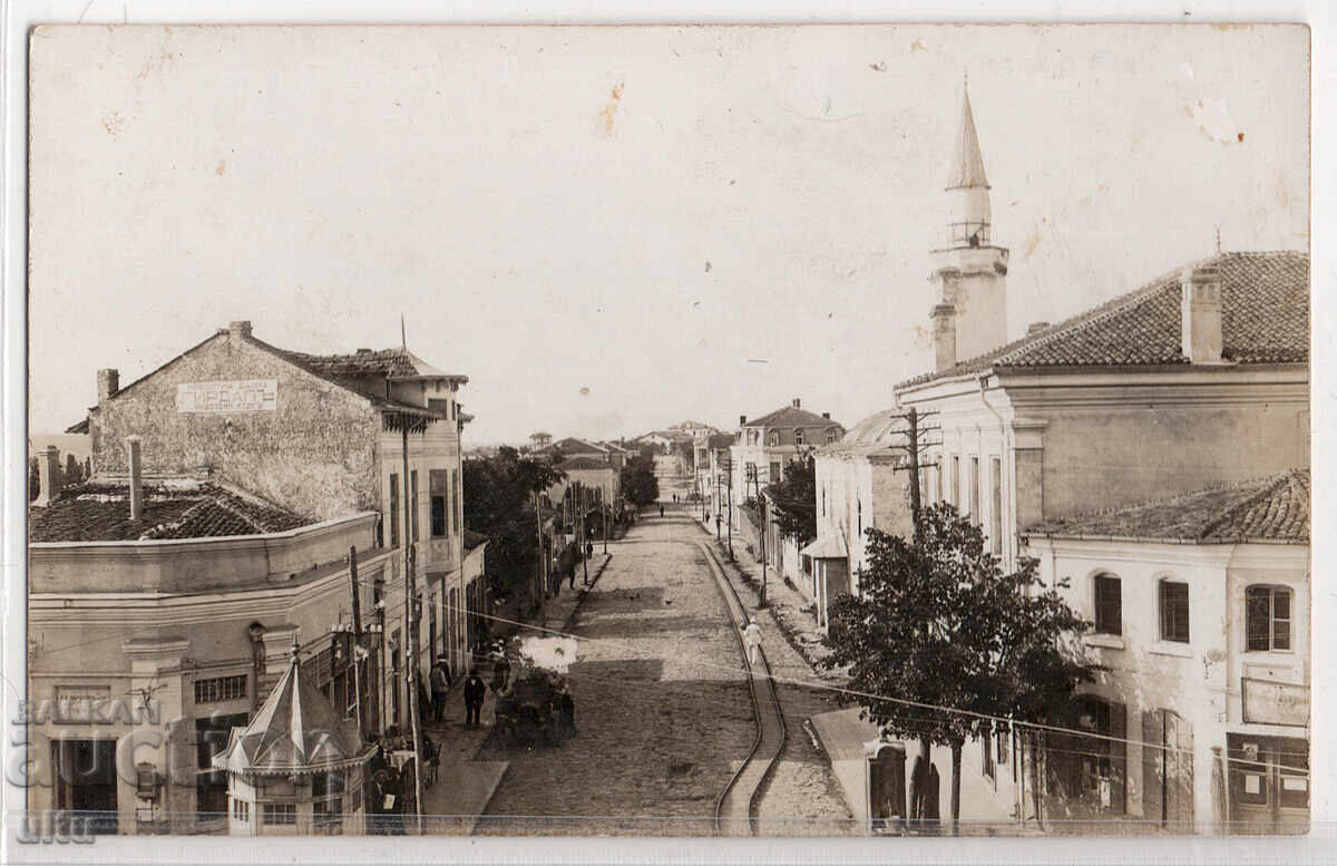 Bulgaria, Yambol, Knyazhevska St., Gitap bank, RPPC, unposted