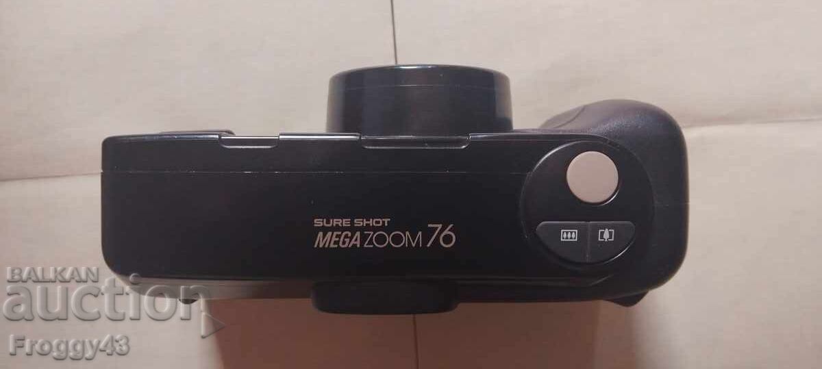 Licitație Aparat foto retro pe film Canon MegaZoom 76 - COMPLET FUNCȚIONAL!