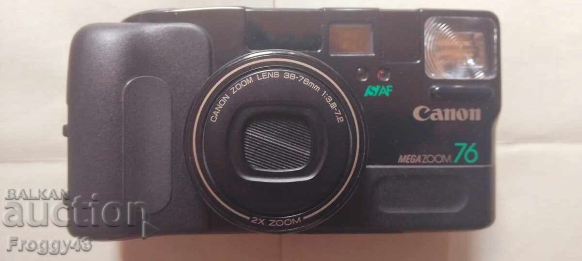 Aparat foto retro pe film Canon MegaZoom 76 - COMPLET FUNCȚIONAL!