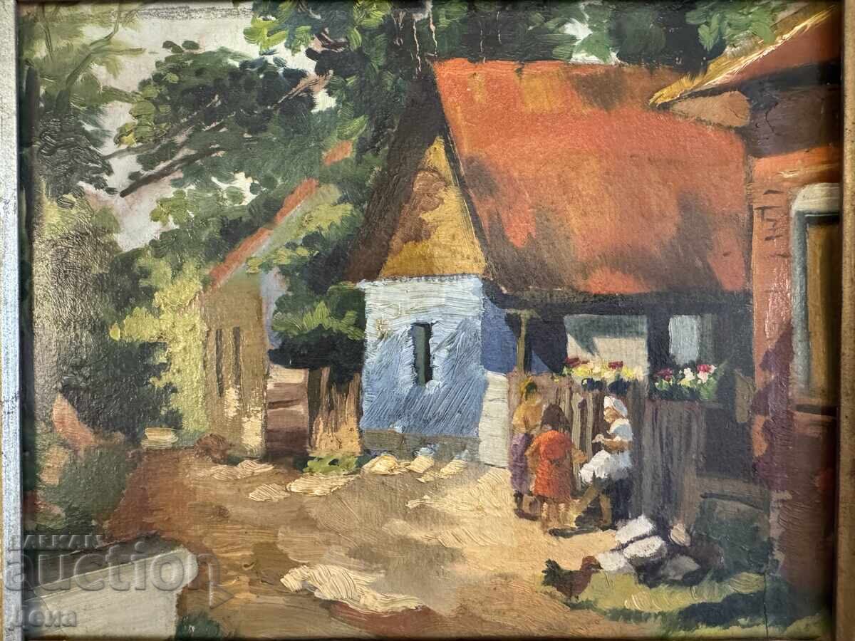 Стара майсторска картина 1937г с цена € 0.01 | 0.02 лв.