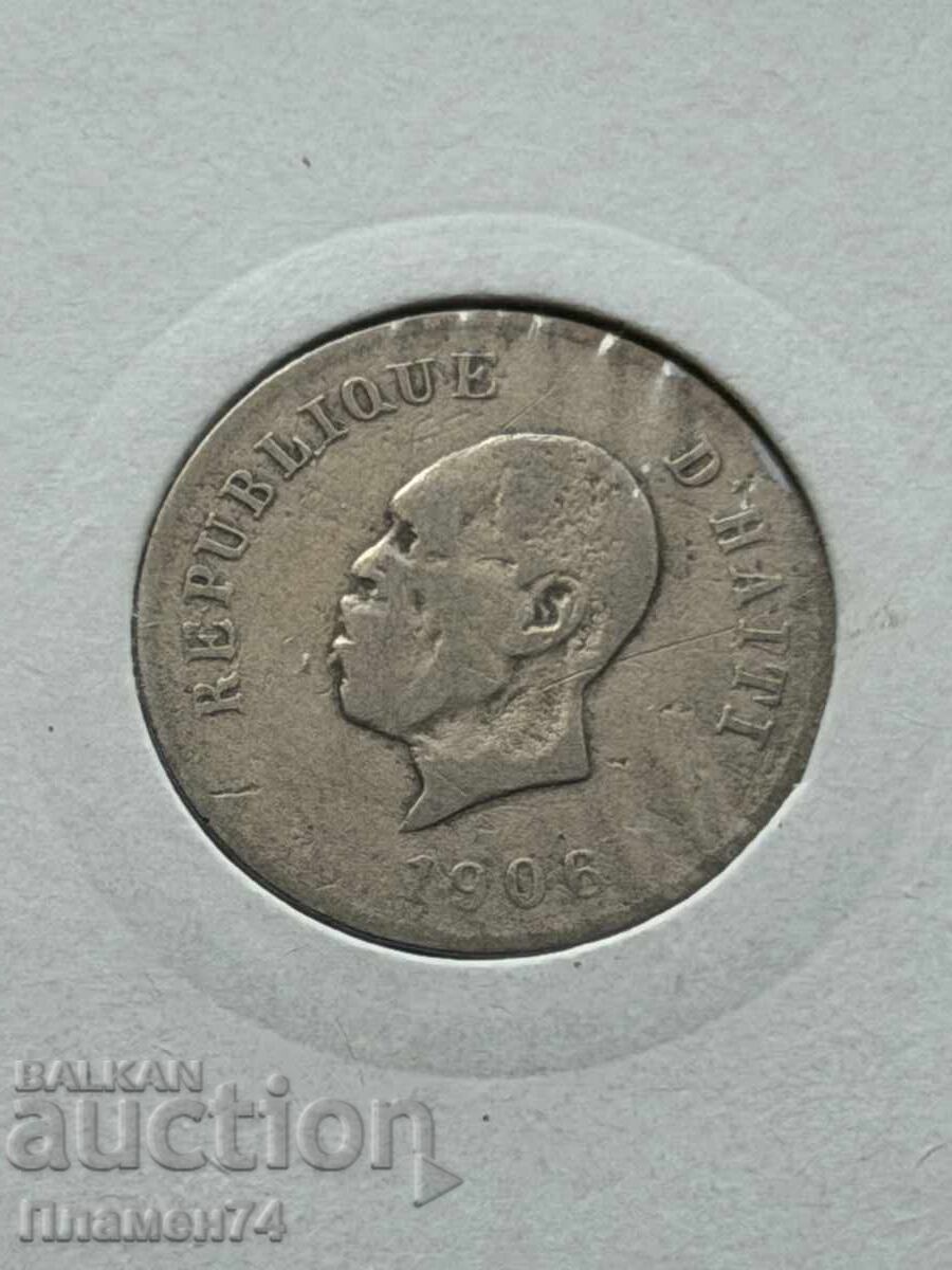 10 centimes 1906 Haiti with price € 2.00 | 3.91 BGN