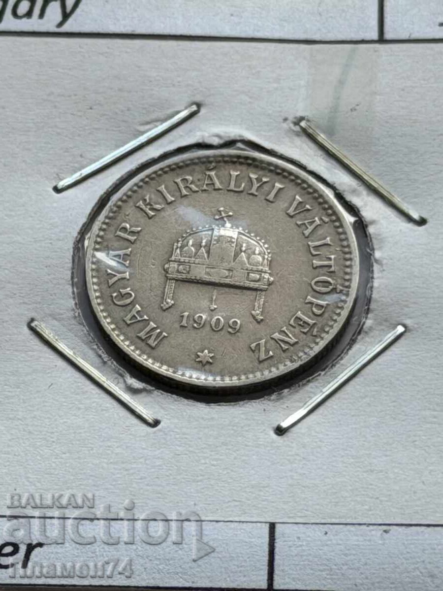 10 filleri 1909 Ungaria cu preț € 1.00 | 1.96 BGN 10 filleri 1909 Ungaria cu preț € 1.00 | 1.96 BGN