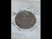 20 filler 1916 Ουγγαρία