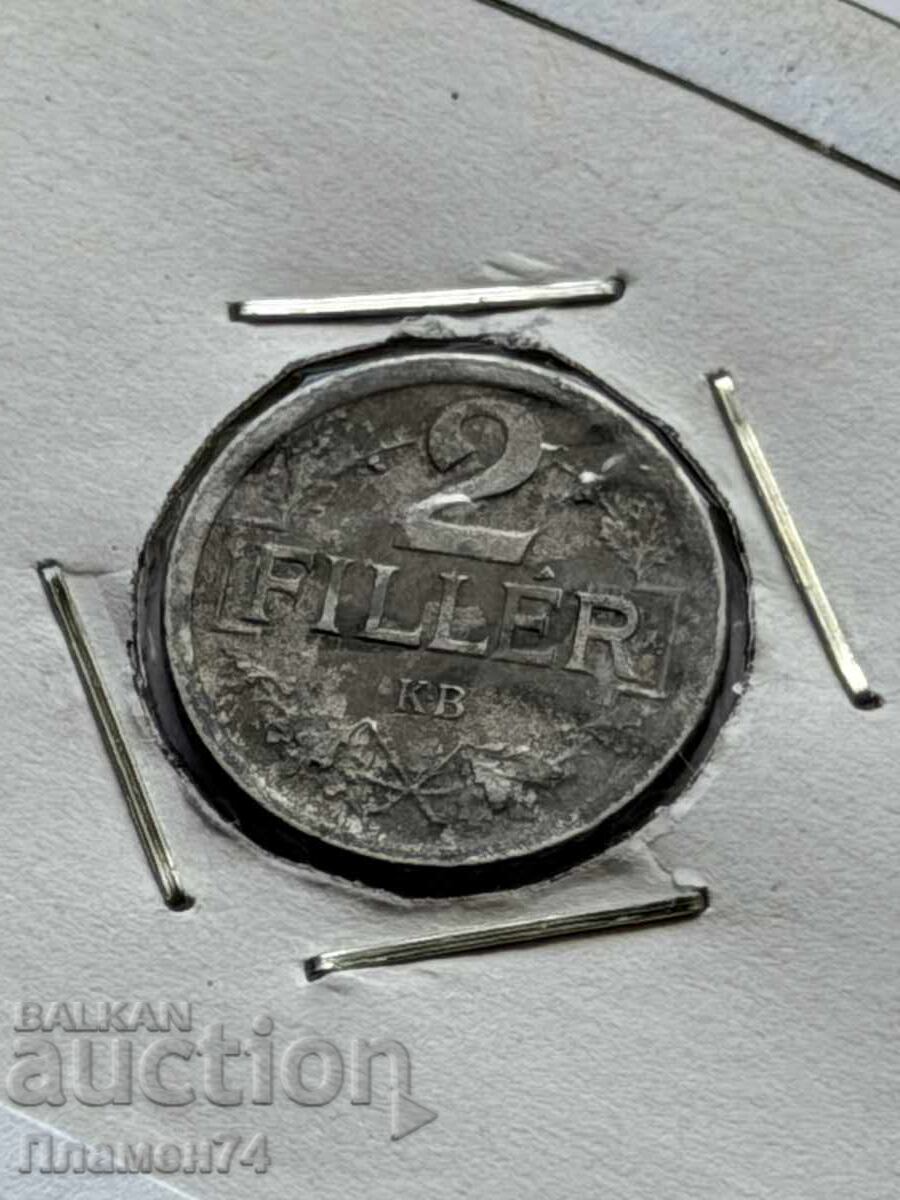 2 filleri 1917 Ungaria
