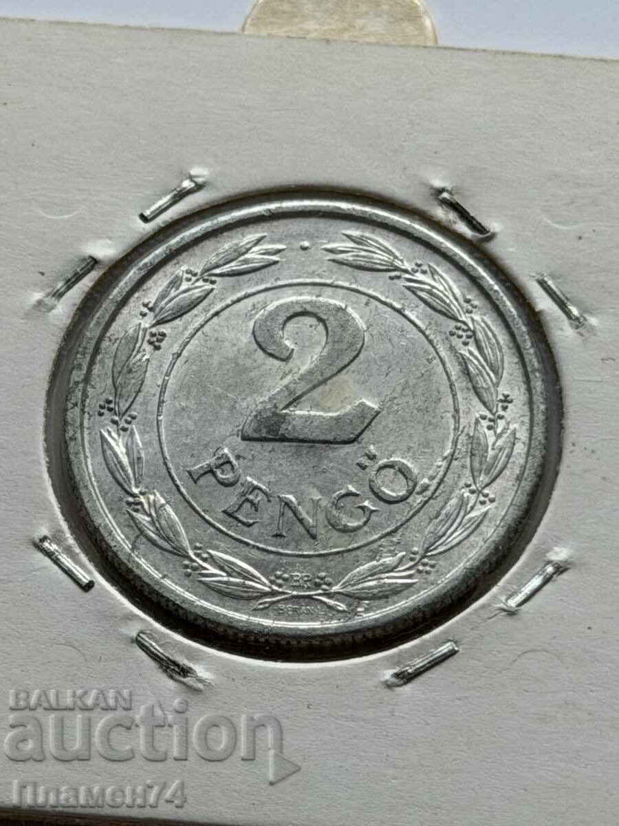 2 pengő 1943 Ungaria