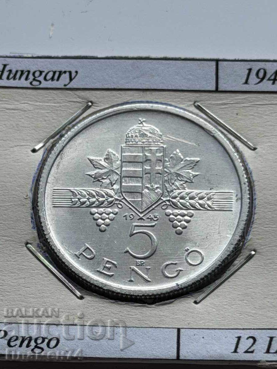 5 pengő 1945 Ungaria