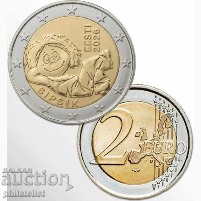 Естония 2026 - 2 евро - Sipsik UNC