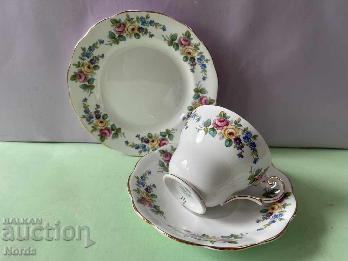 English triple tea set with price € 0.01 | 0.02 BGN