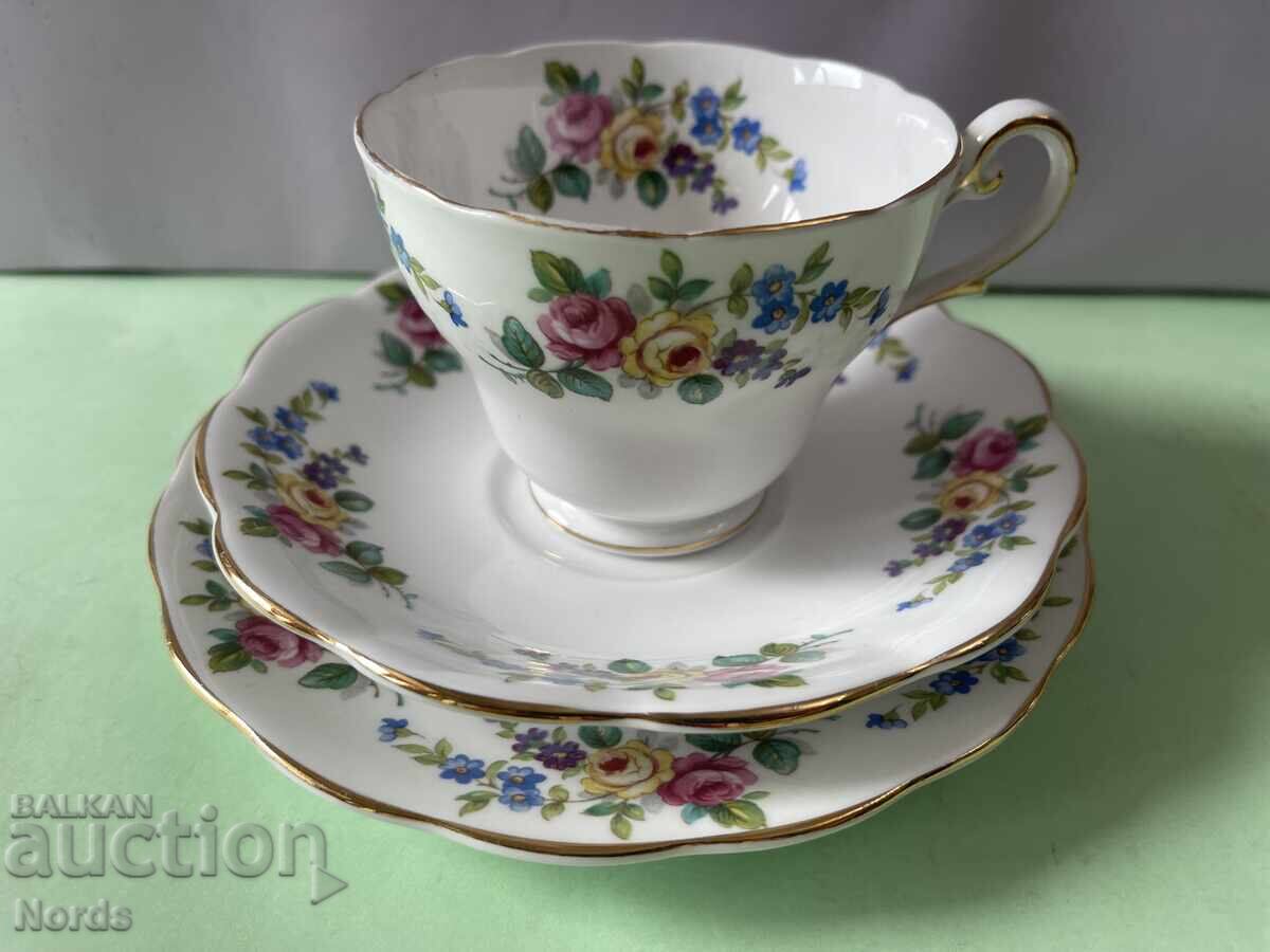 English triple tea set