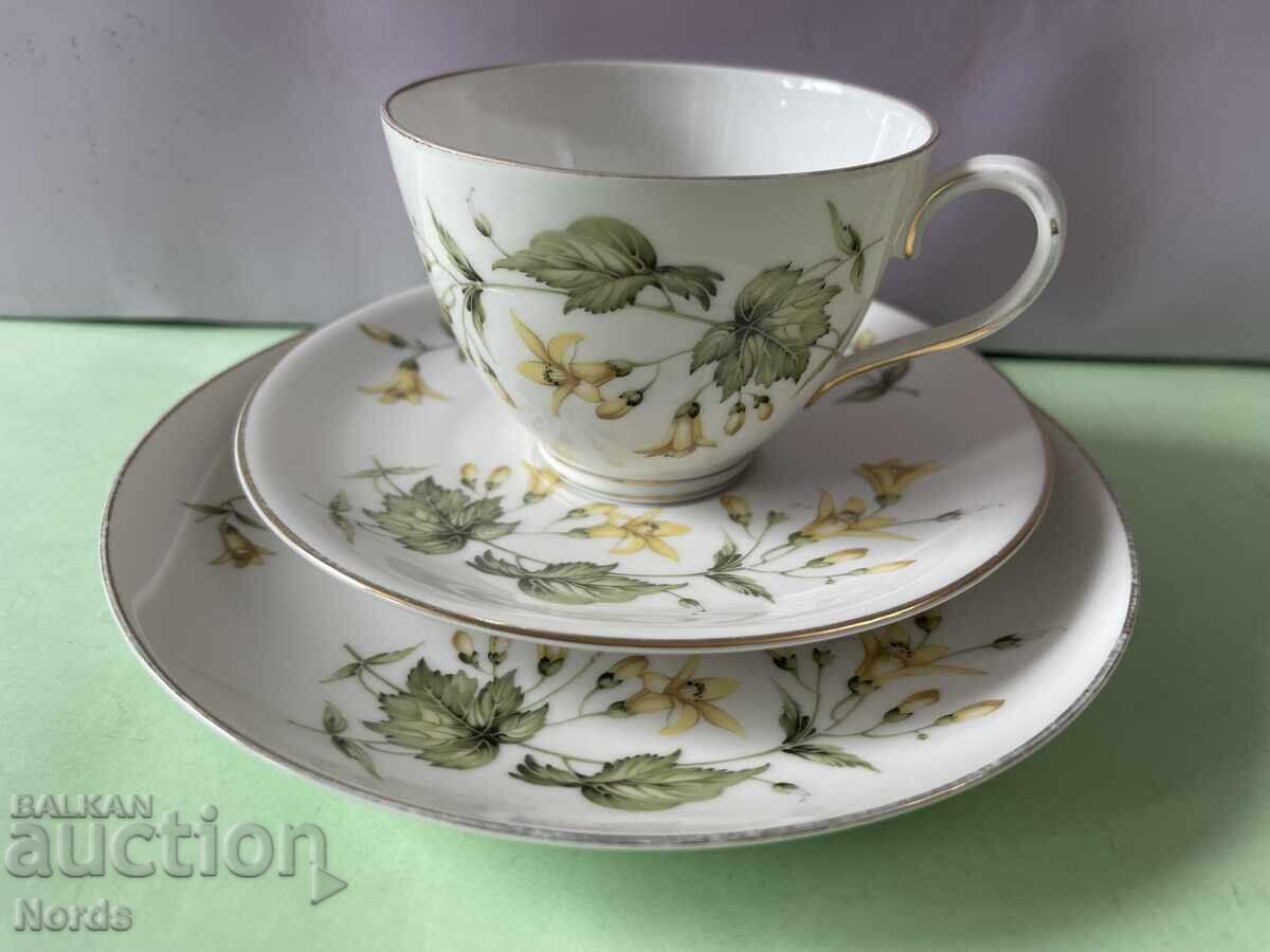 German triple tea set