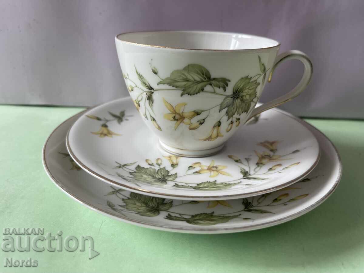 German triple tea set with price € 0.01 | 0.02 BGN