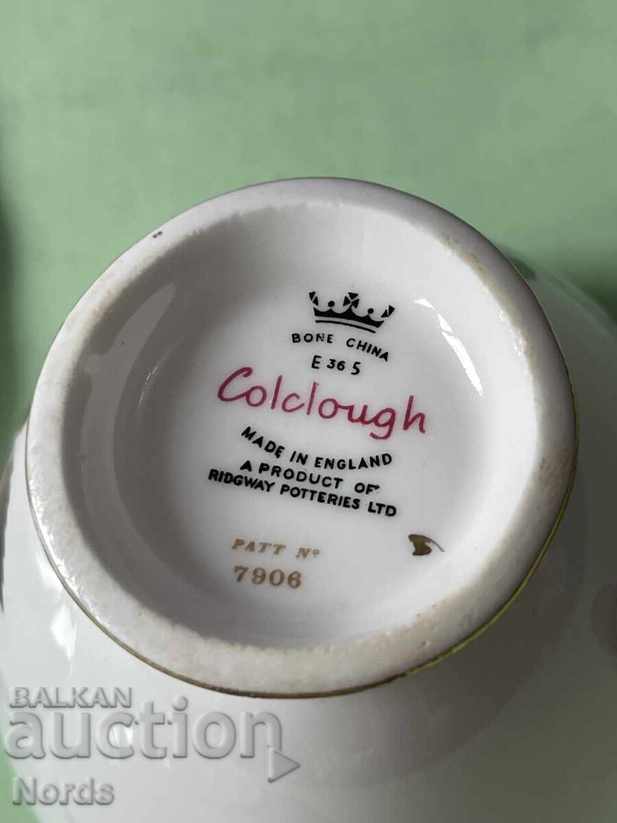 Beautiful English triple tea set - 7