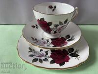 Beautiful English triple tea set