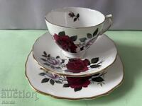 Beautiful English triple tea set