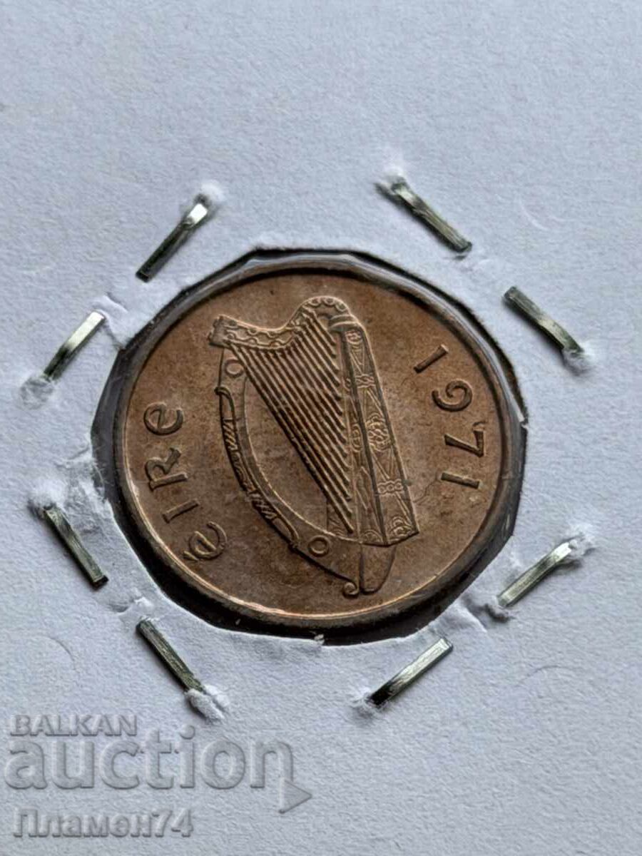 1/2 penny 1971 Ireland with price € 1.00 | 1.96 BGN