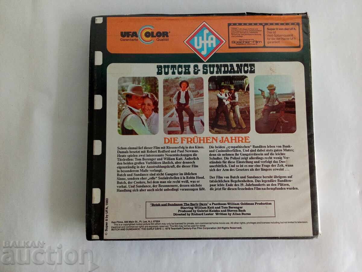 Auction  Butch and Sundance: Super 8 film reel
